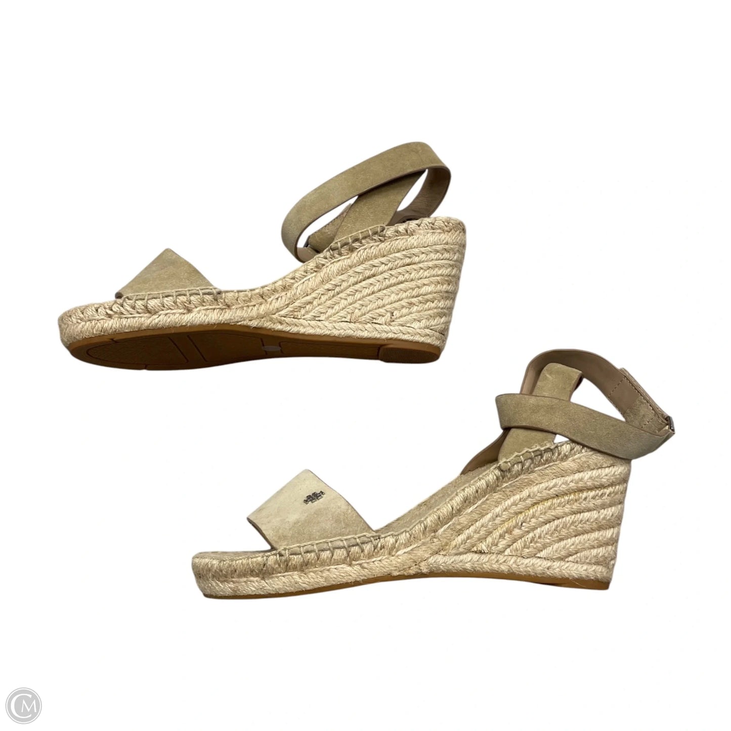 Sandals Designer By Tory Burch In Cream, Size: 9