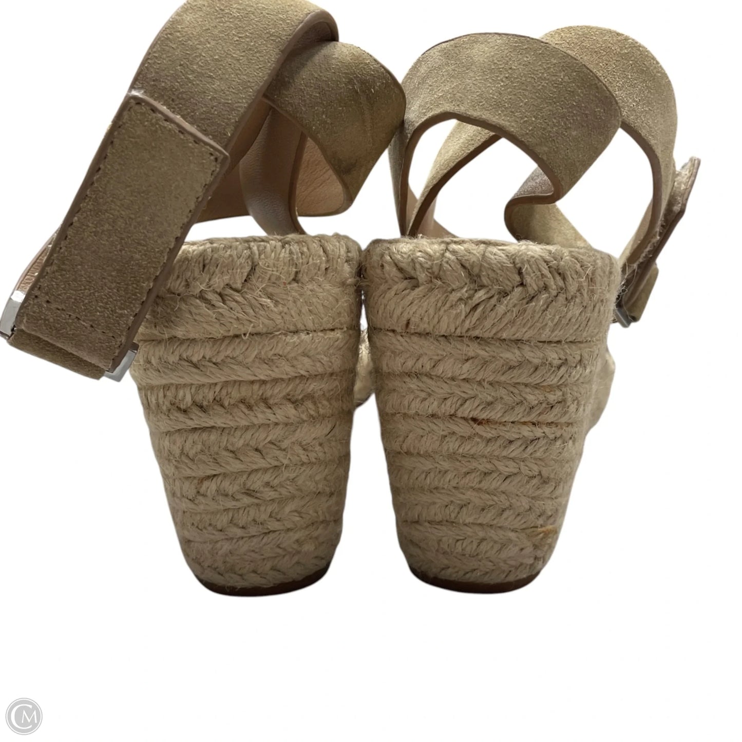 Sandals Designer By Tory Burch In Cream, Size: 9