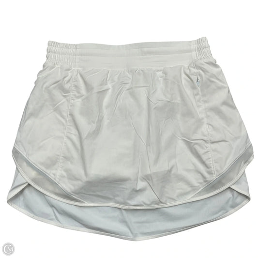 Athletic Skort By Lululemon In Yellow, Size: M