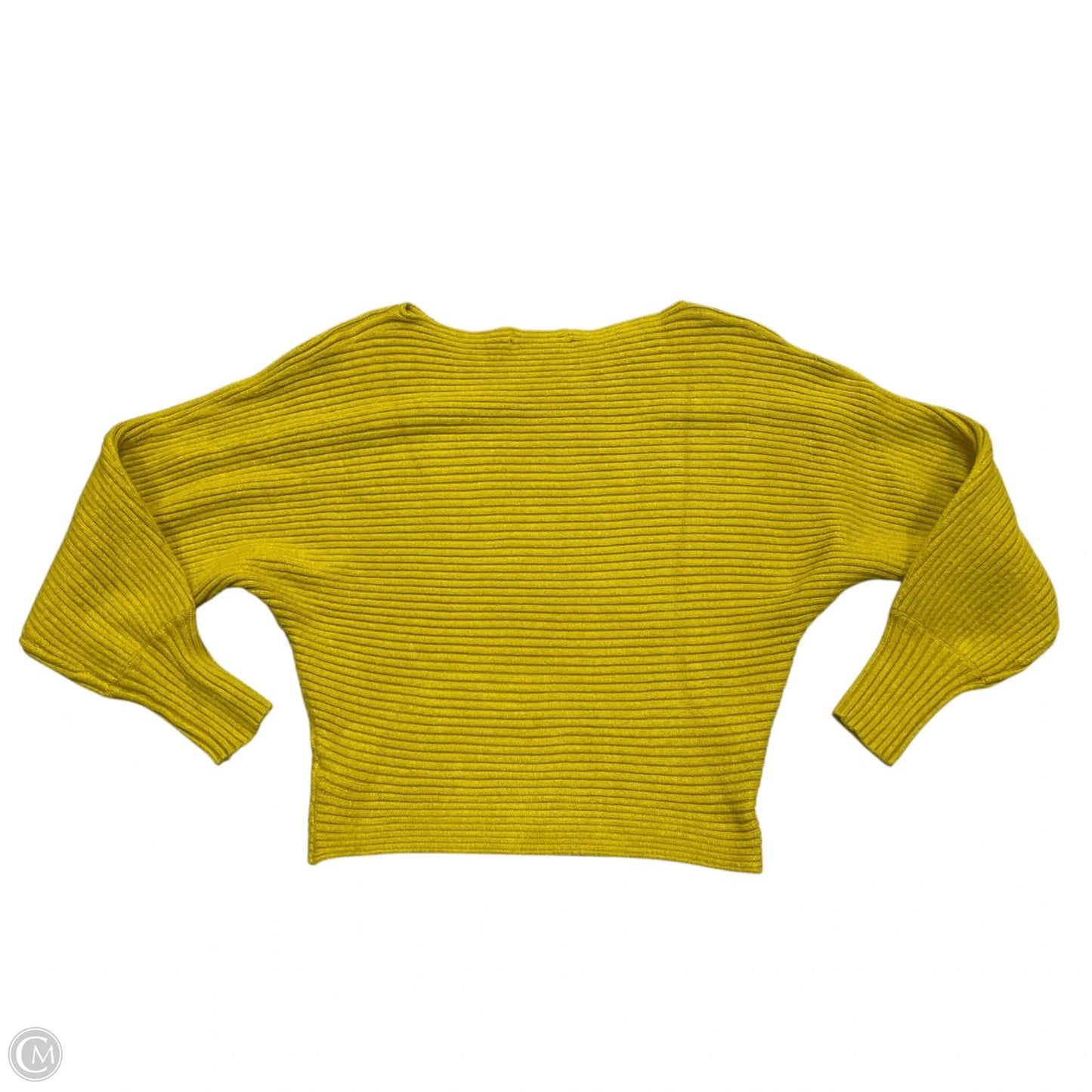 Sweater By Anthropologie In Chartreuse, Size: Xs
