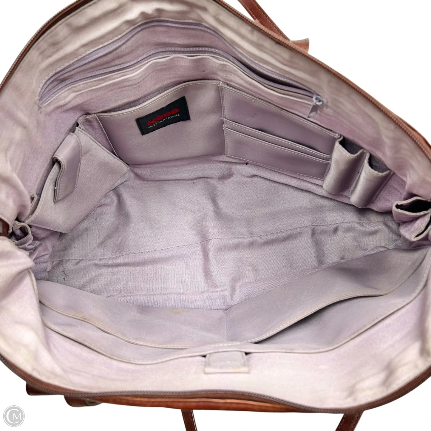 Handbag Leather By Hobo Intl, Size: Large