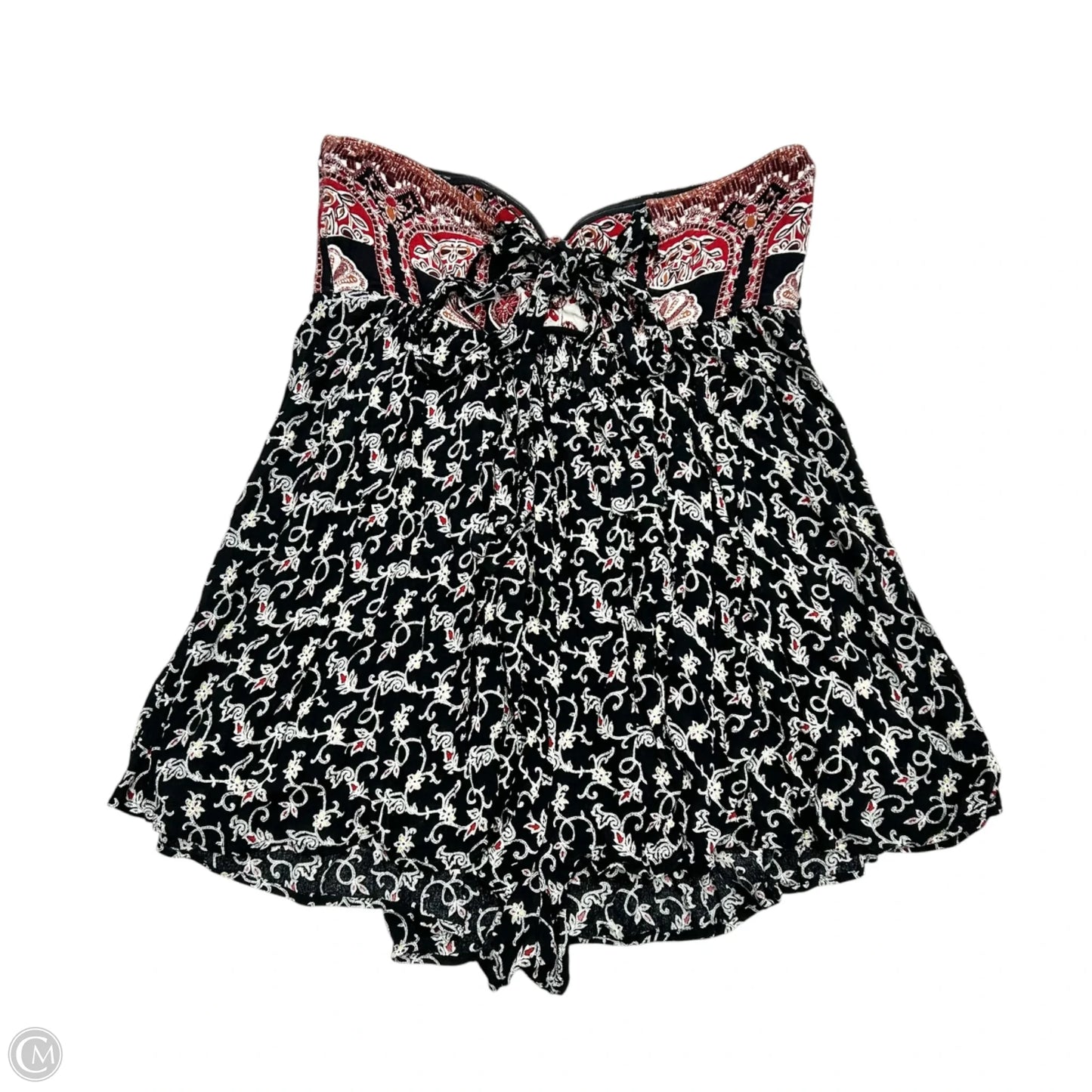 Romper By Free People In Black & White, Size: L