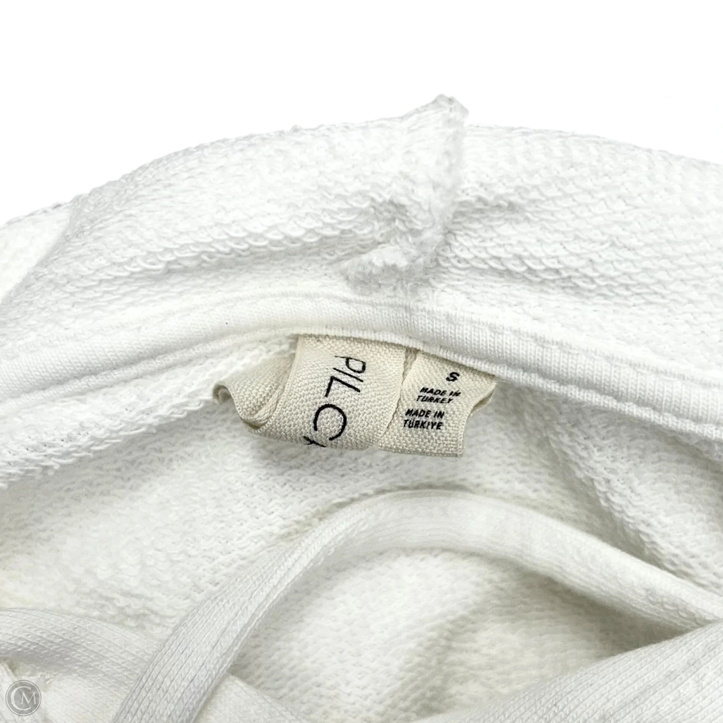 Sweatshirt Hoodie By Pilcro In White, Size: S