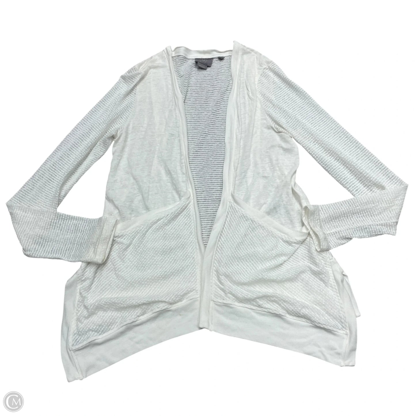 Cardigan By Anthropologie In White, Size: M