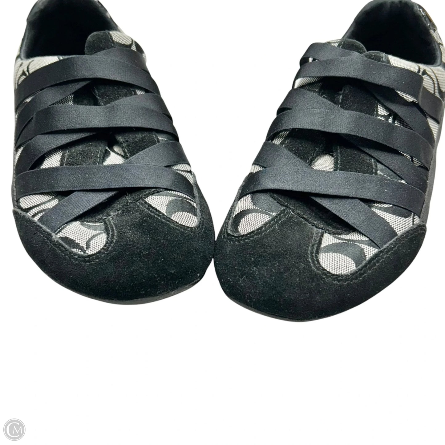 Shoes Designer By Coach In Black & Grey, Size: 9.5