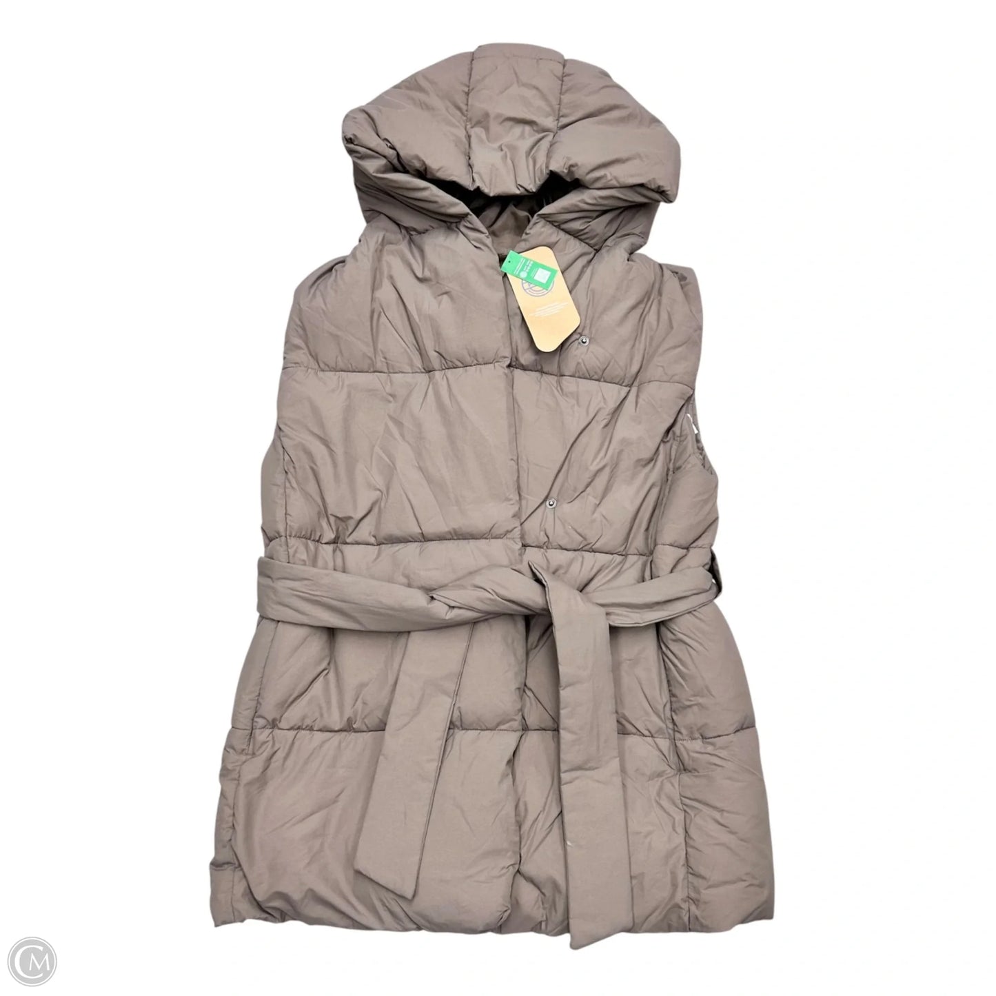 Vest Puffer & Quilted By Gap In Taupe, Size: M