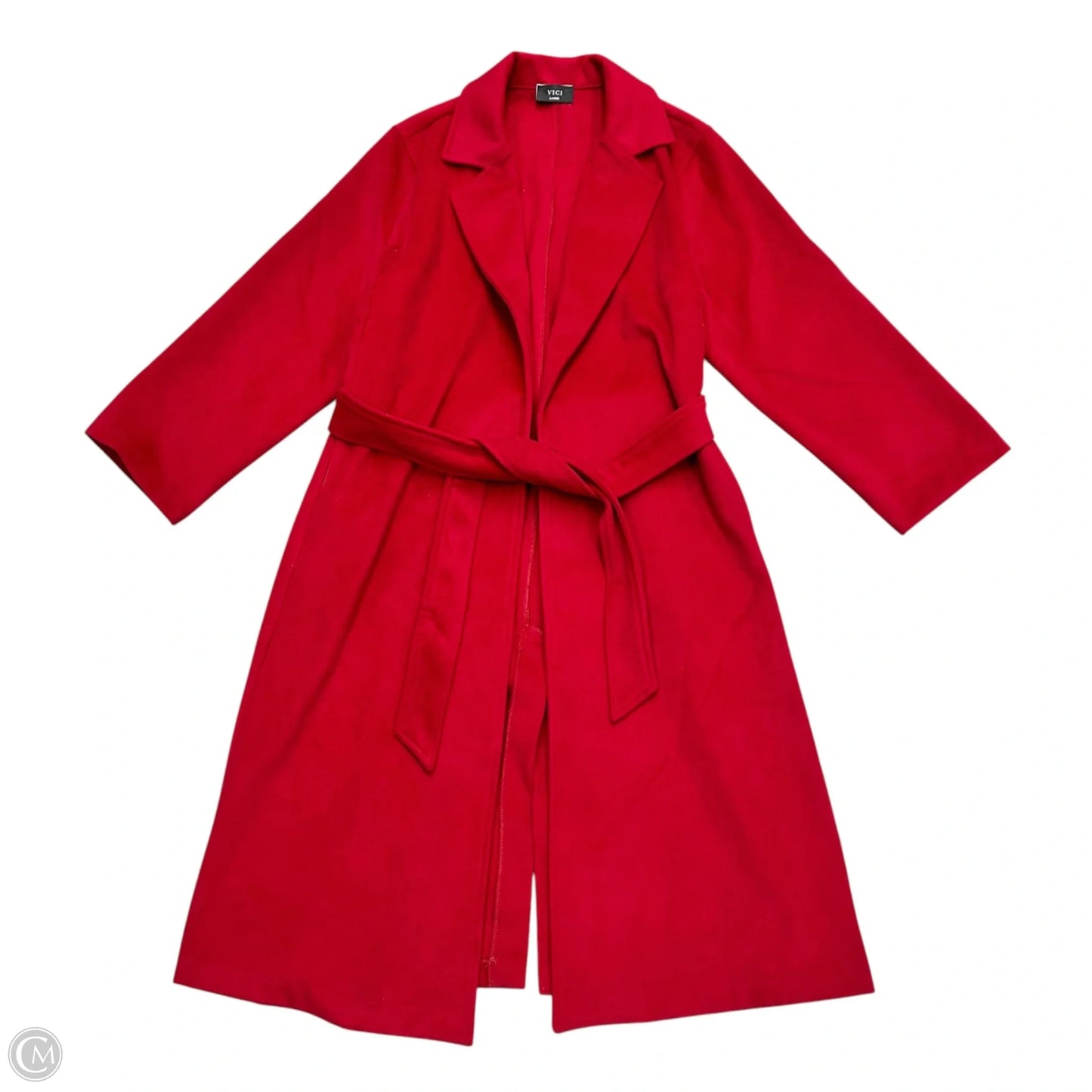 Coat Peacoat By Vici In Red, Size: L