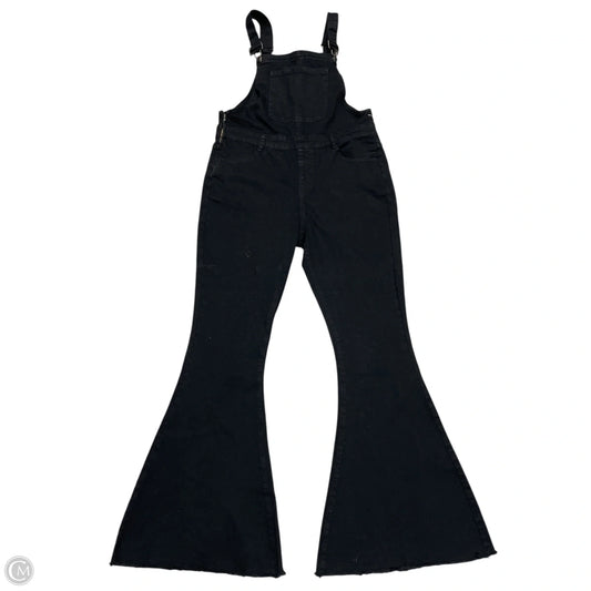 Overalls By Pink Lily In Black Denim, Size: L