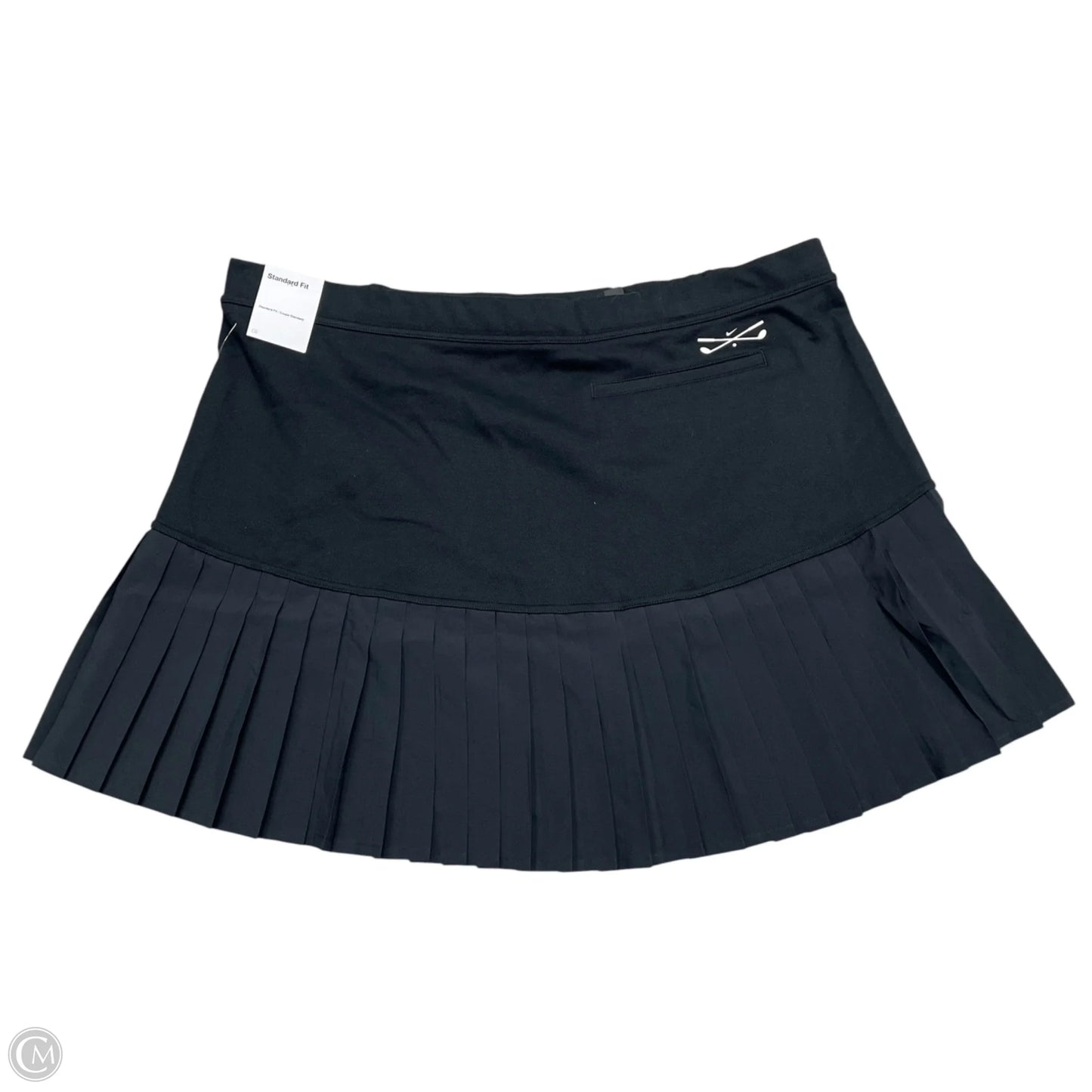 Athletic Skort By Nike Apparel In Black, Size: 2x