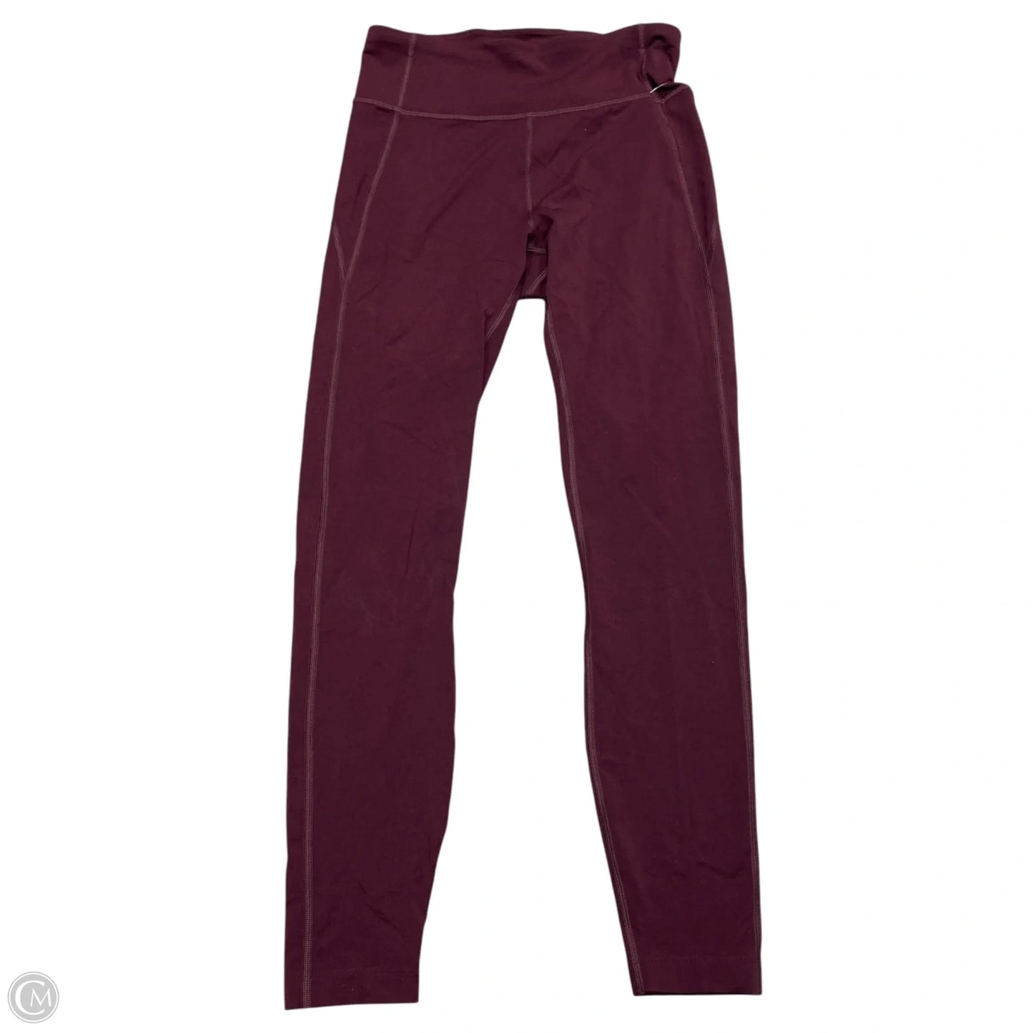 Athletic Leggings By Allbirds In Maroon, Size: S