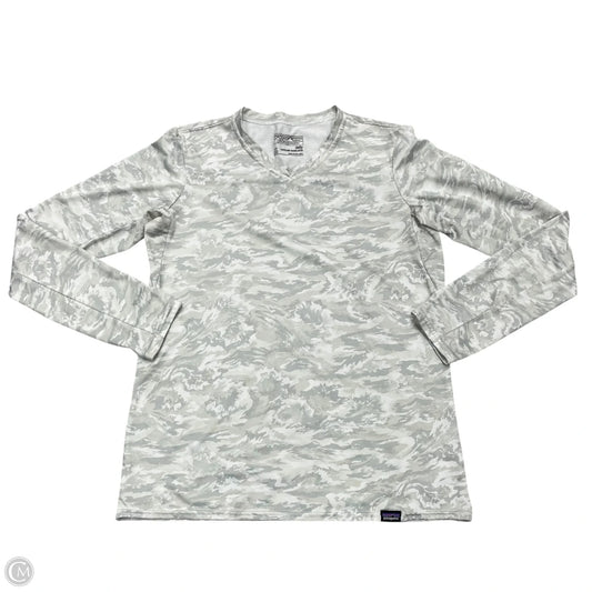 Athletic Top Long Sleeve Collar By Patagonia In Green, Size: Xs