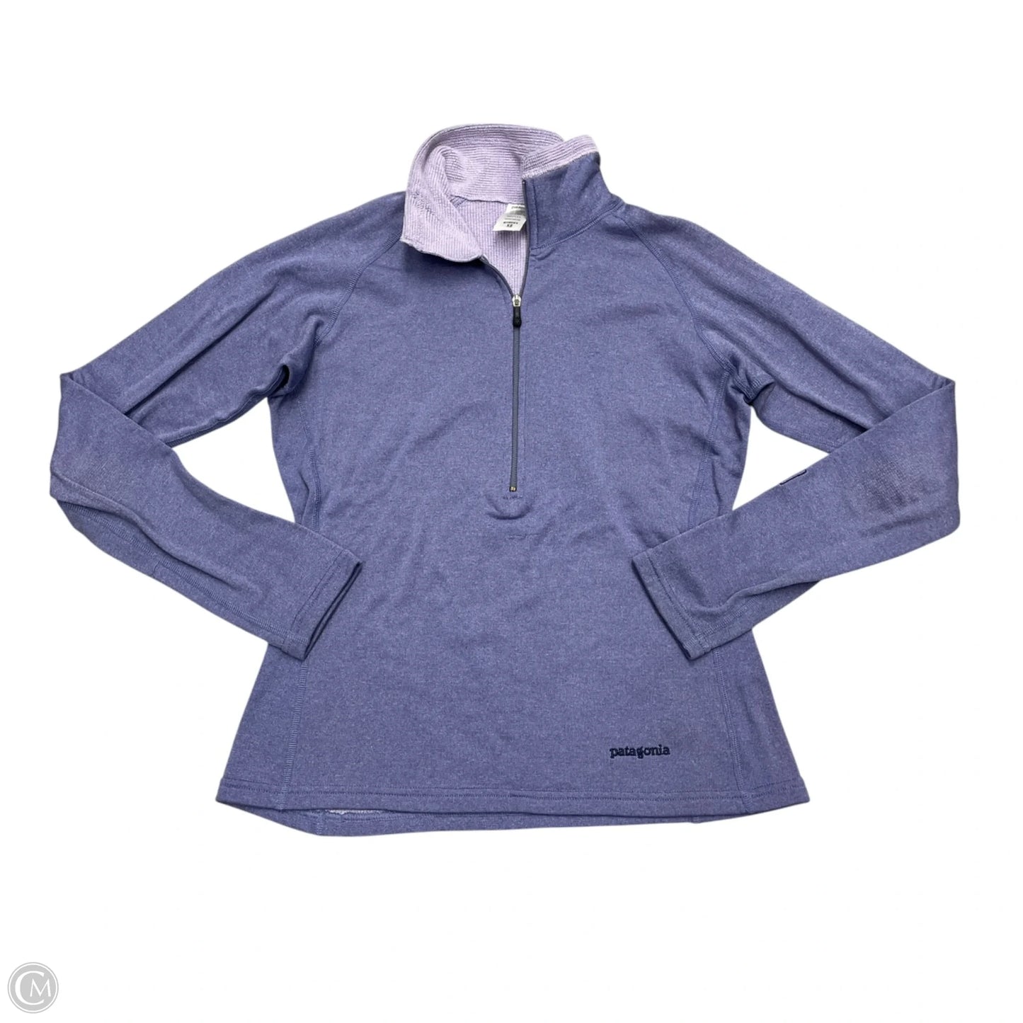 Athletic Top Long Sleeve Collar By Patagonia In Purple, Size: Xs