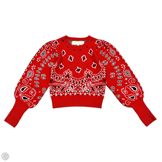 Sweater By Jens Pirate Booty In Red & White, Size: S