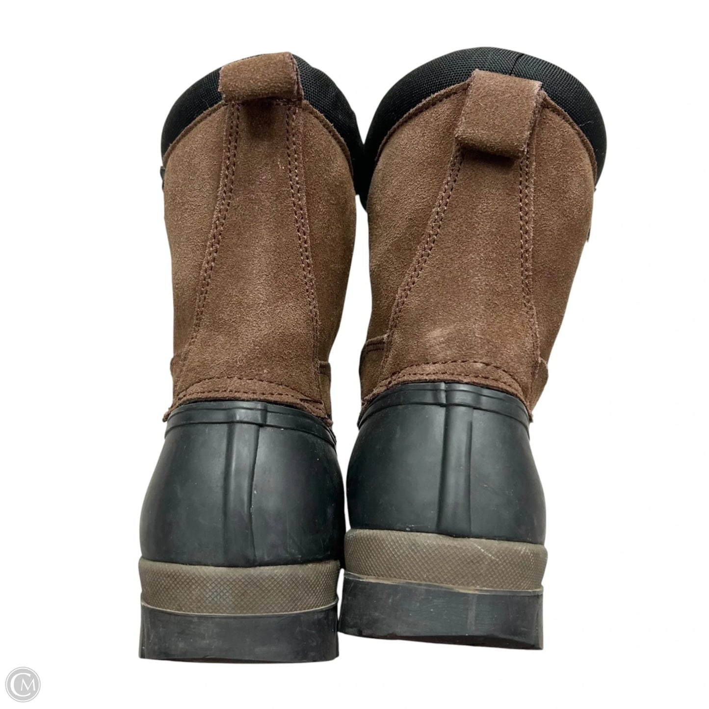Boots Rain By Comfortemp In Black & Brown, Size: 8