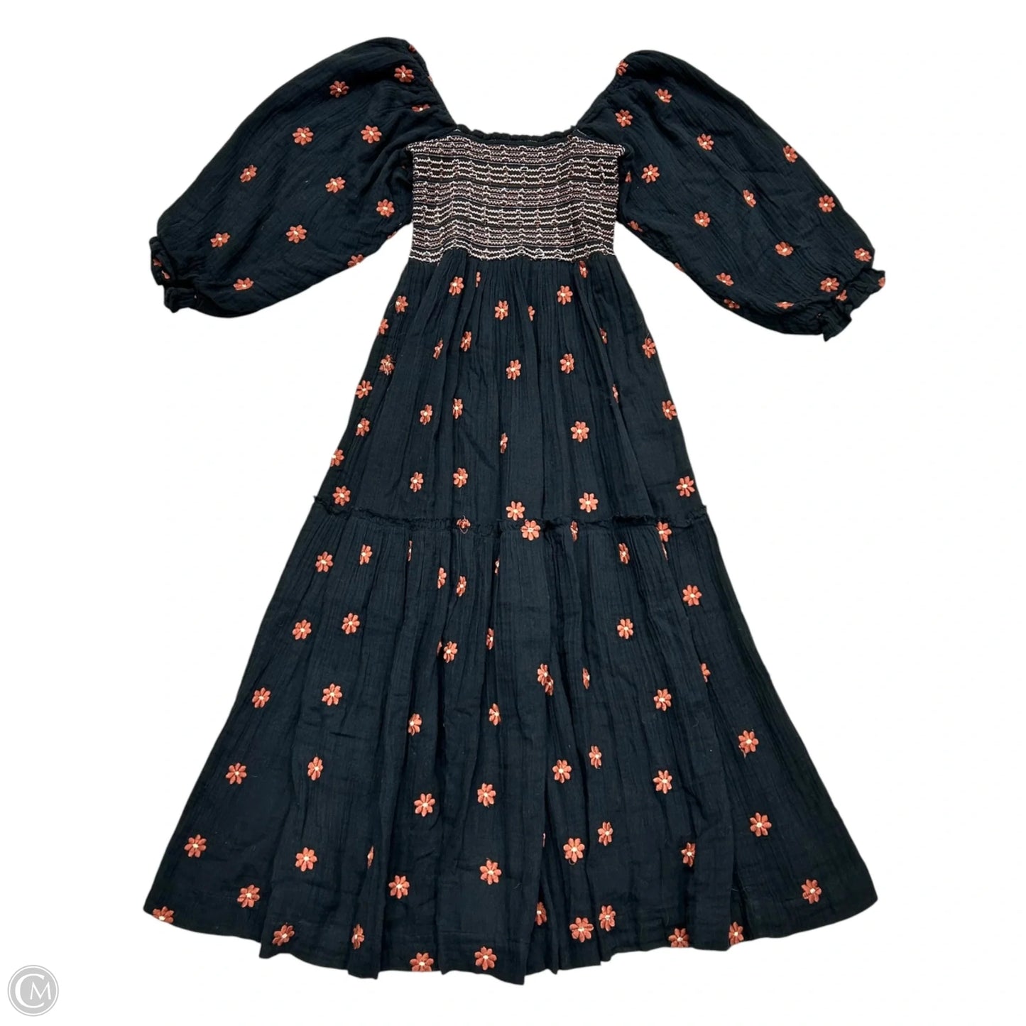 Dress Casual Maxi By Free People In Black & Red, Size: Xs