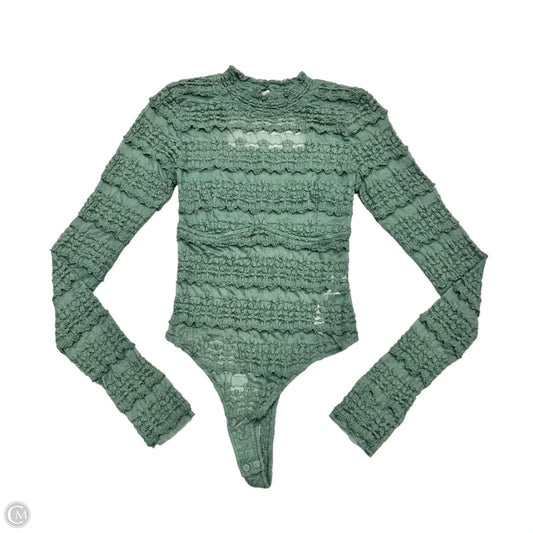Bodysuit By Free People In Green, Size: Xs