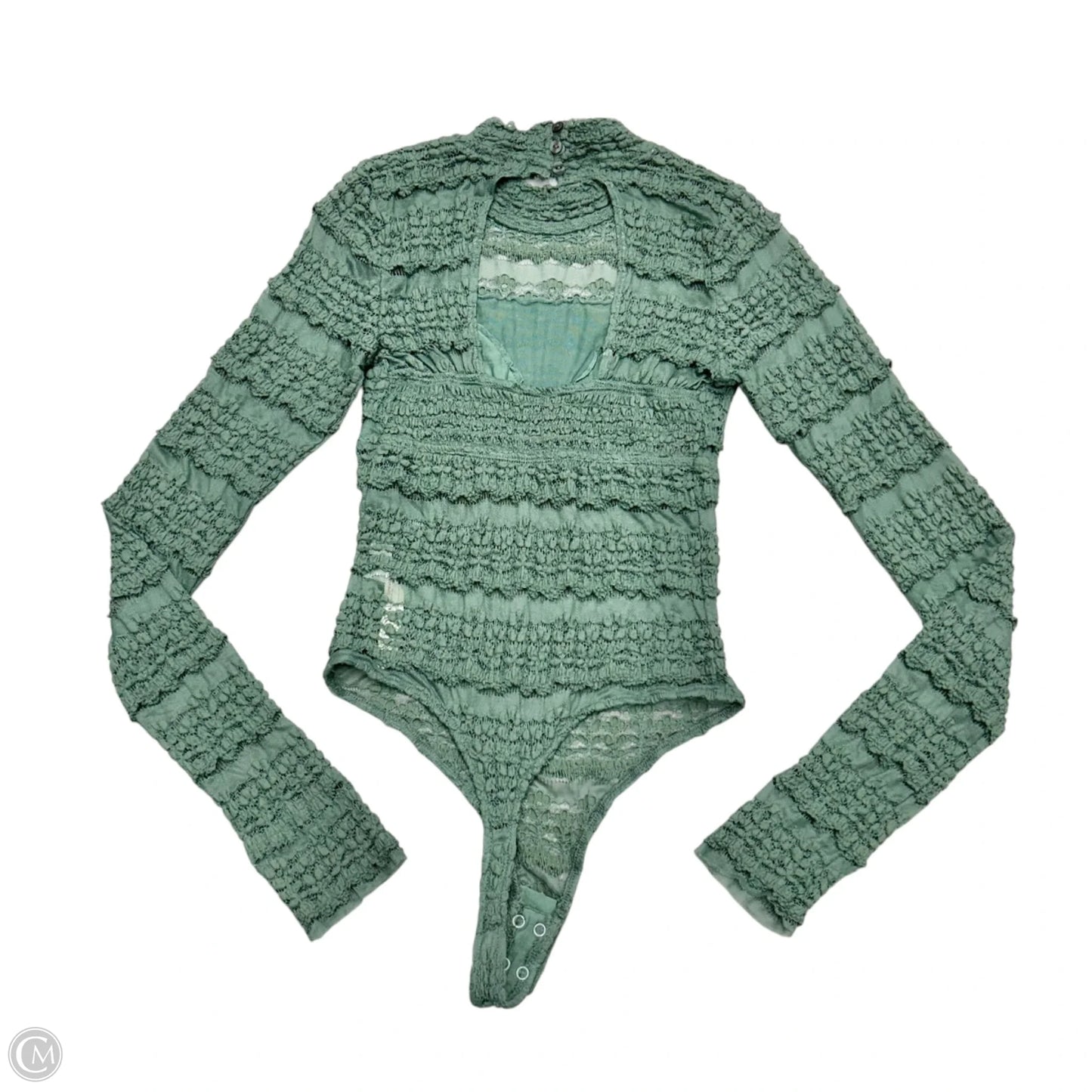 Bodysuit By Free People In Green, Size: Xs