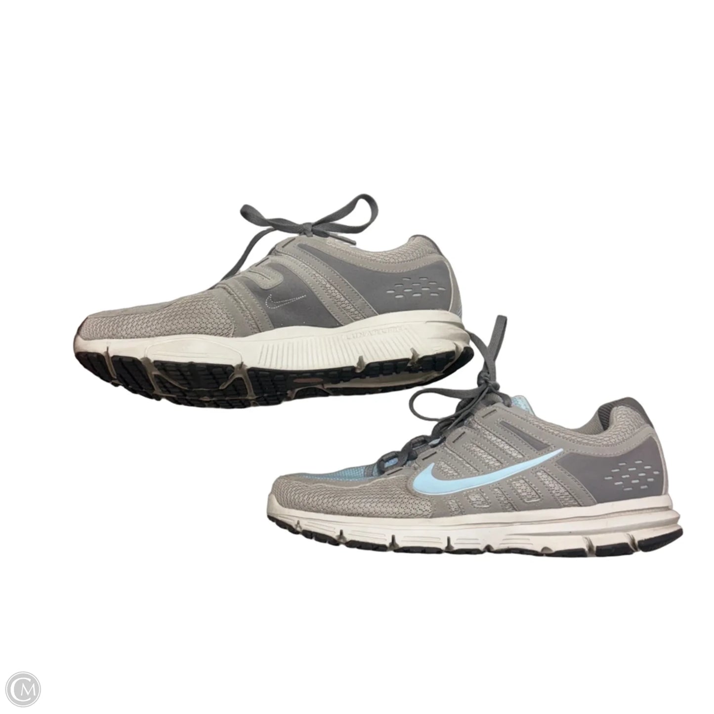 Shoes Athletic By Nike In Blue & Grey, Size: 8