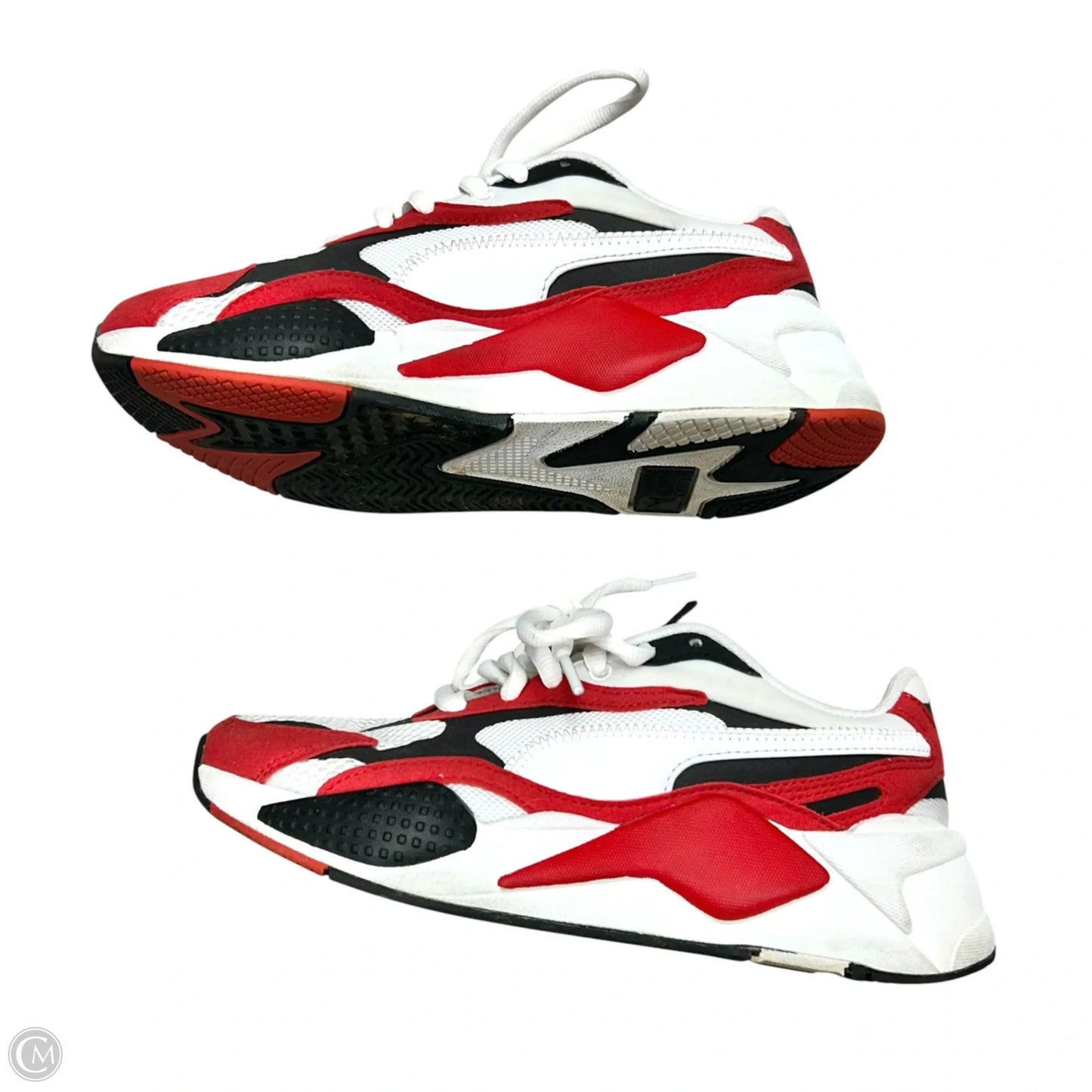 Shoes Athletic By Puma In Red & White, Size: 7.5