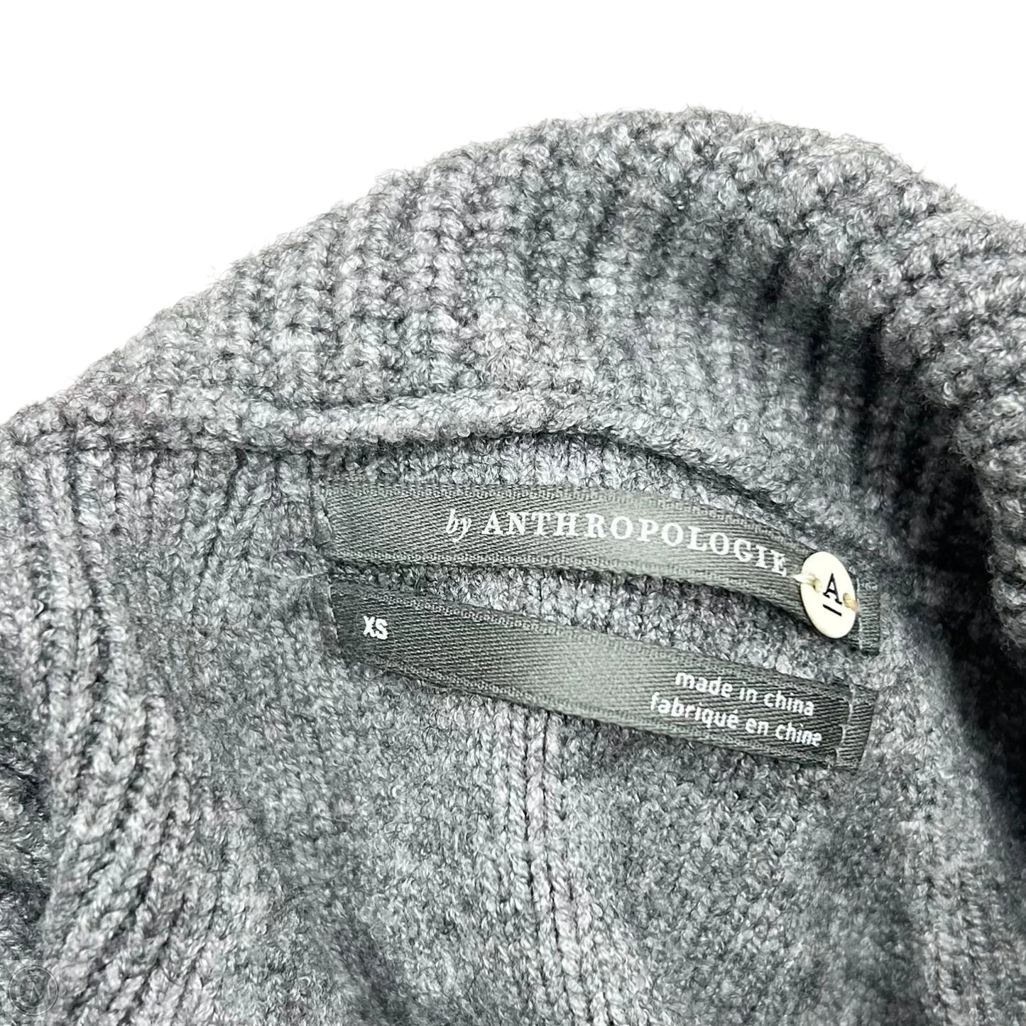 Sweater By Anthropologie In Grey, Size: Xs