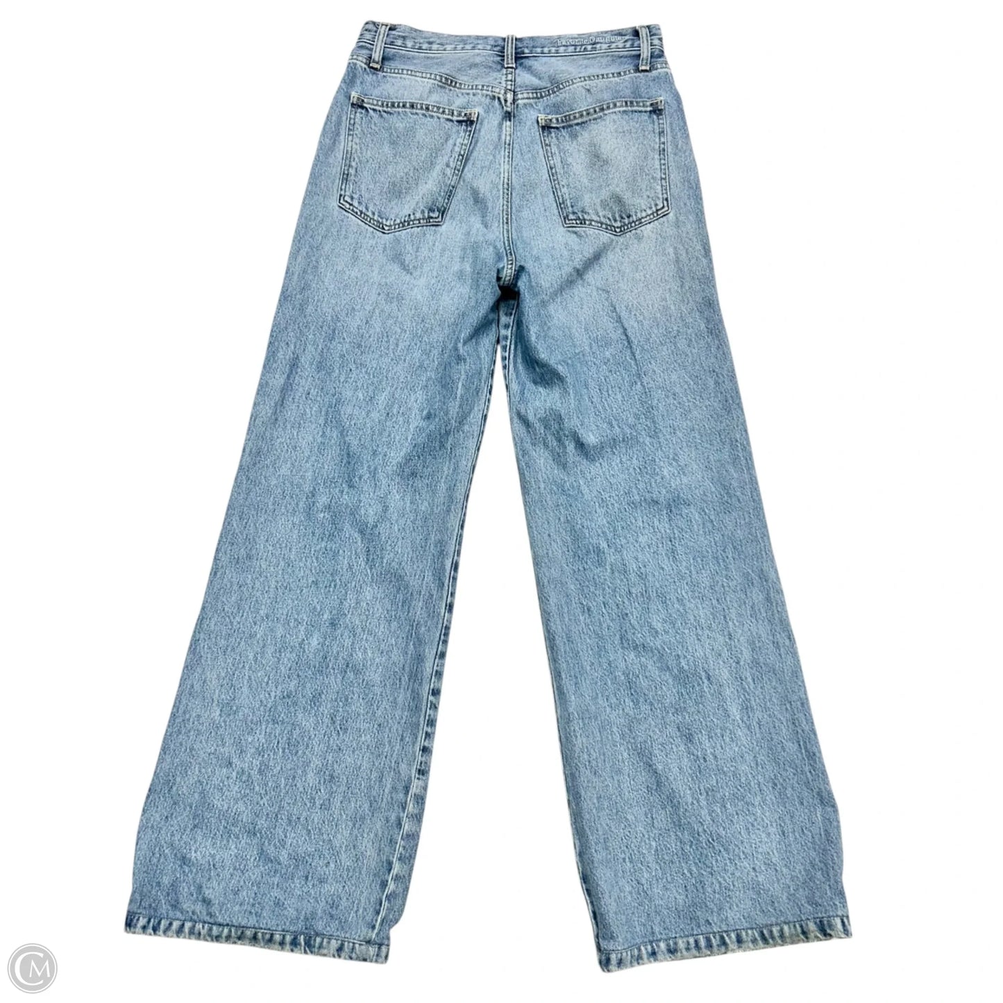 Jeans Wide Leg By Favorite Daughter In Blue Denim, Size: 4