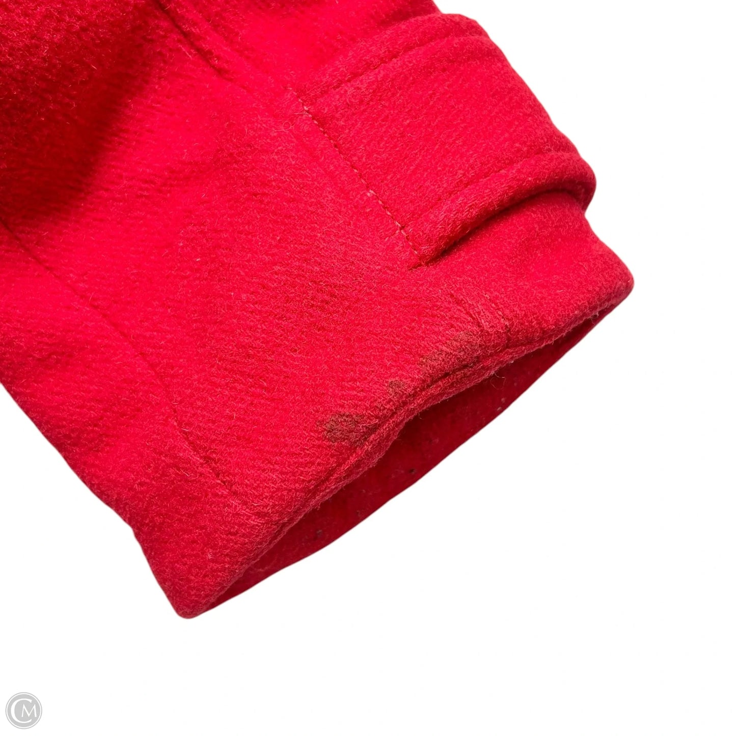 Coat Peacoat By Abercrombie And Fitch In Red, Size: L