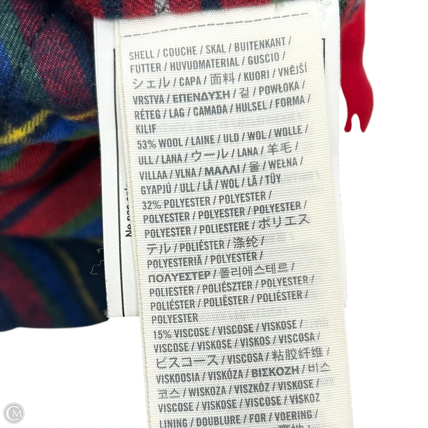 Coat Peacoat By Abercrombie And Fitch In Red, Size: L