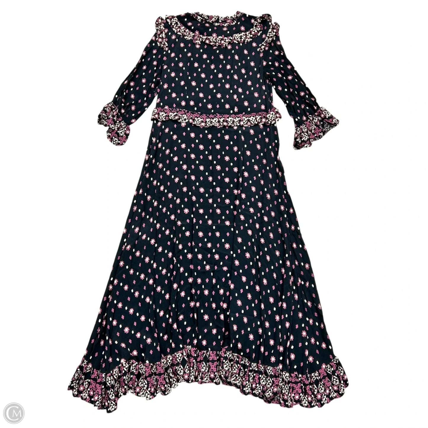 Dress Casual Maxi By Free People In Black & Purple, Size: S
