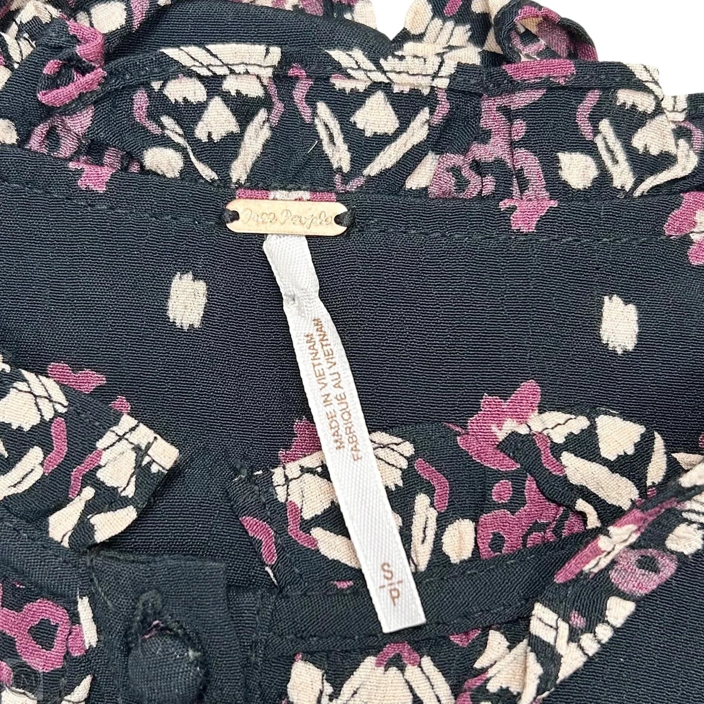 Dress Casual Maxi By Free People In Black & Purple, Size: S