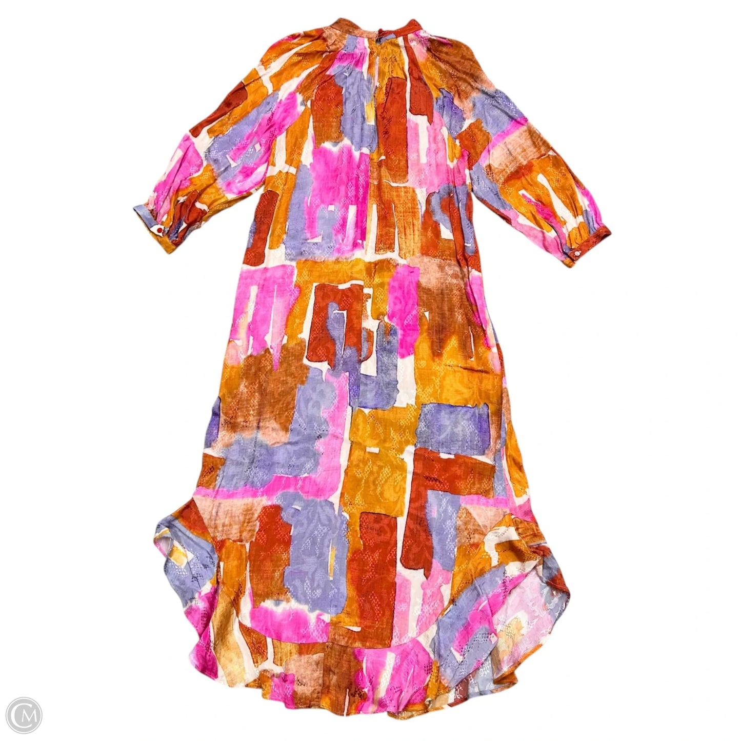 Dress Party Long By Maeve In Orange & Pink, Size: Xs