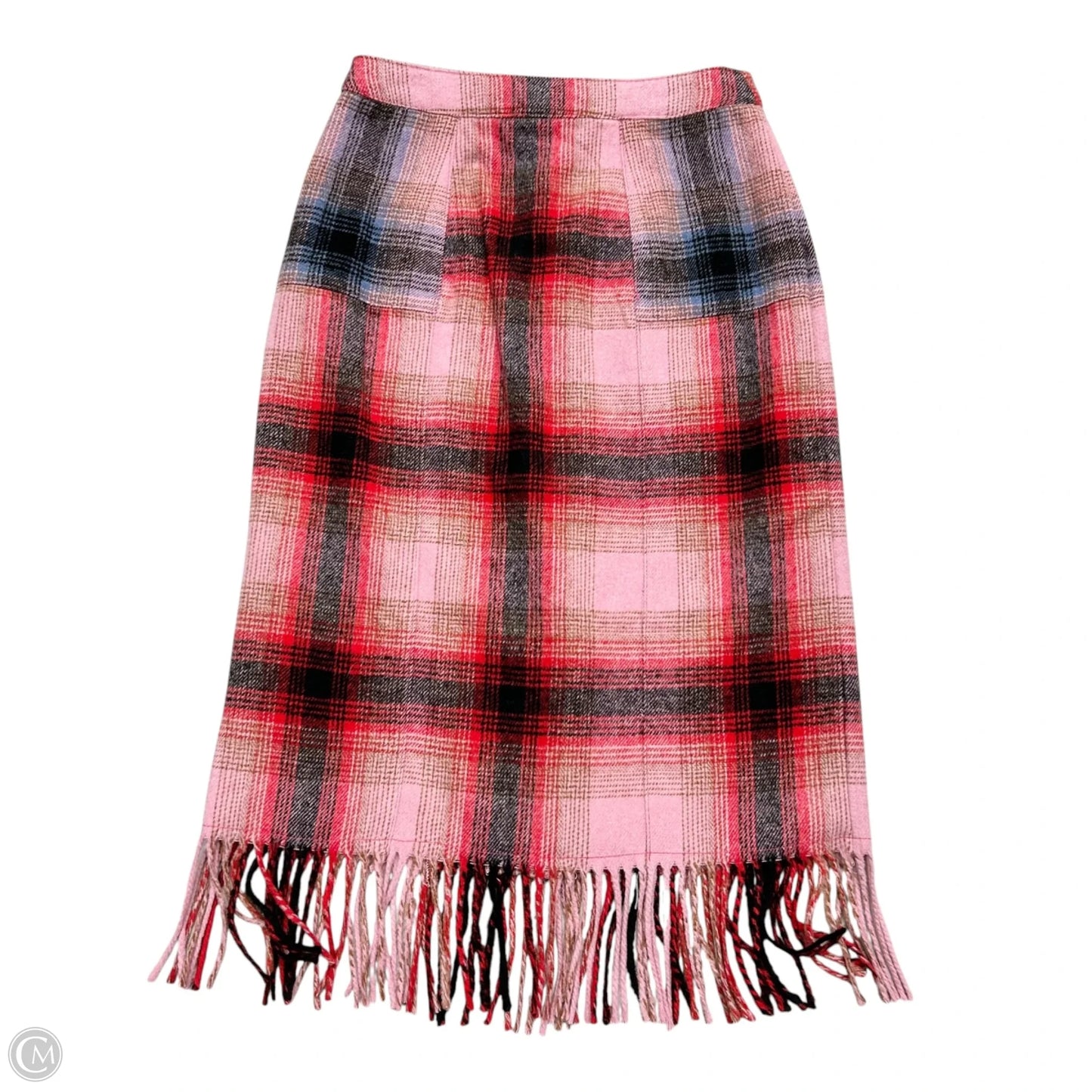 Skirt Midi By Maeve In Pink & Red, Size: 2
