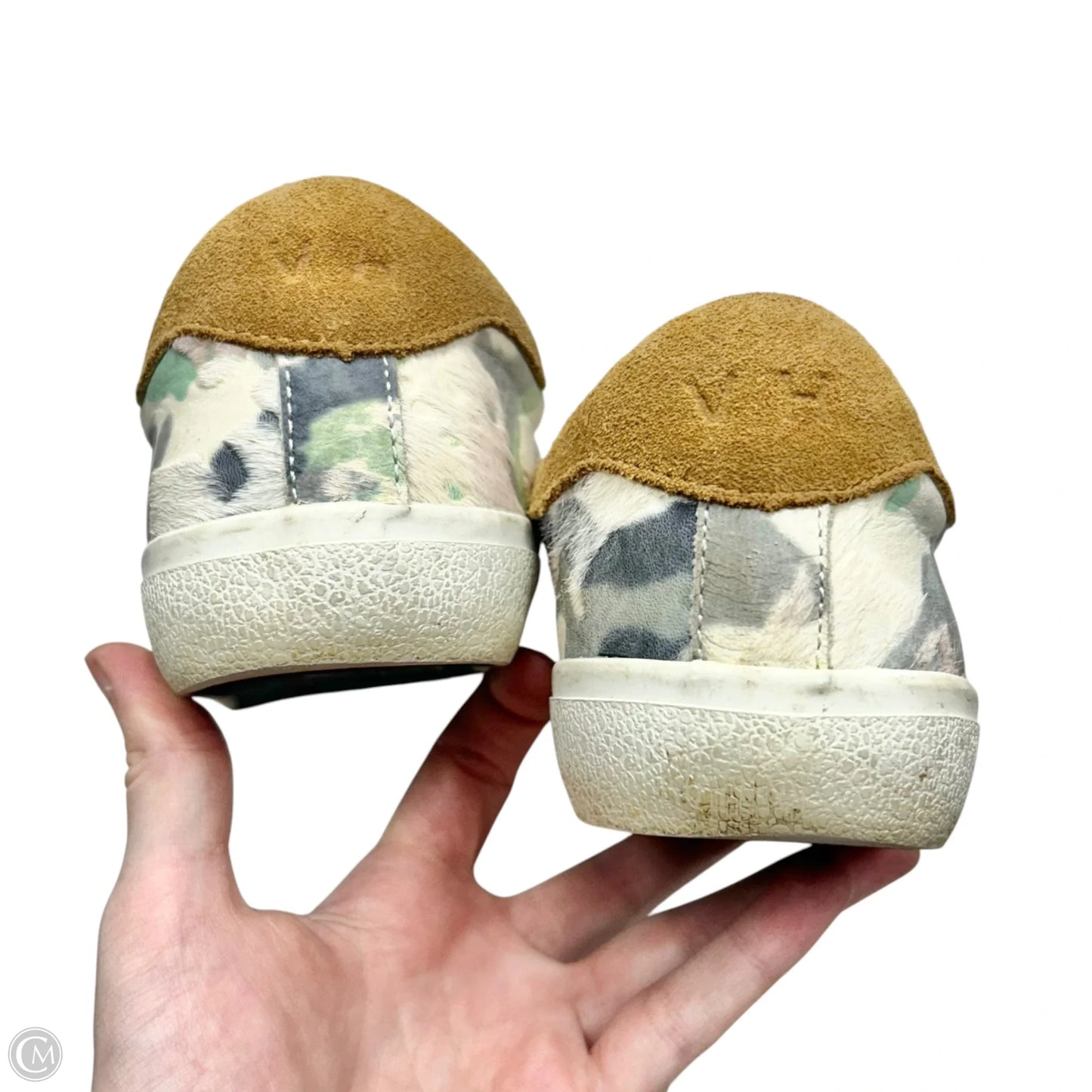 Shoes Sneakers By Vintage Havana In Green & White, Size: 6.5