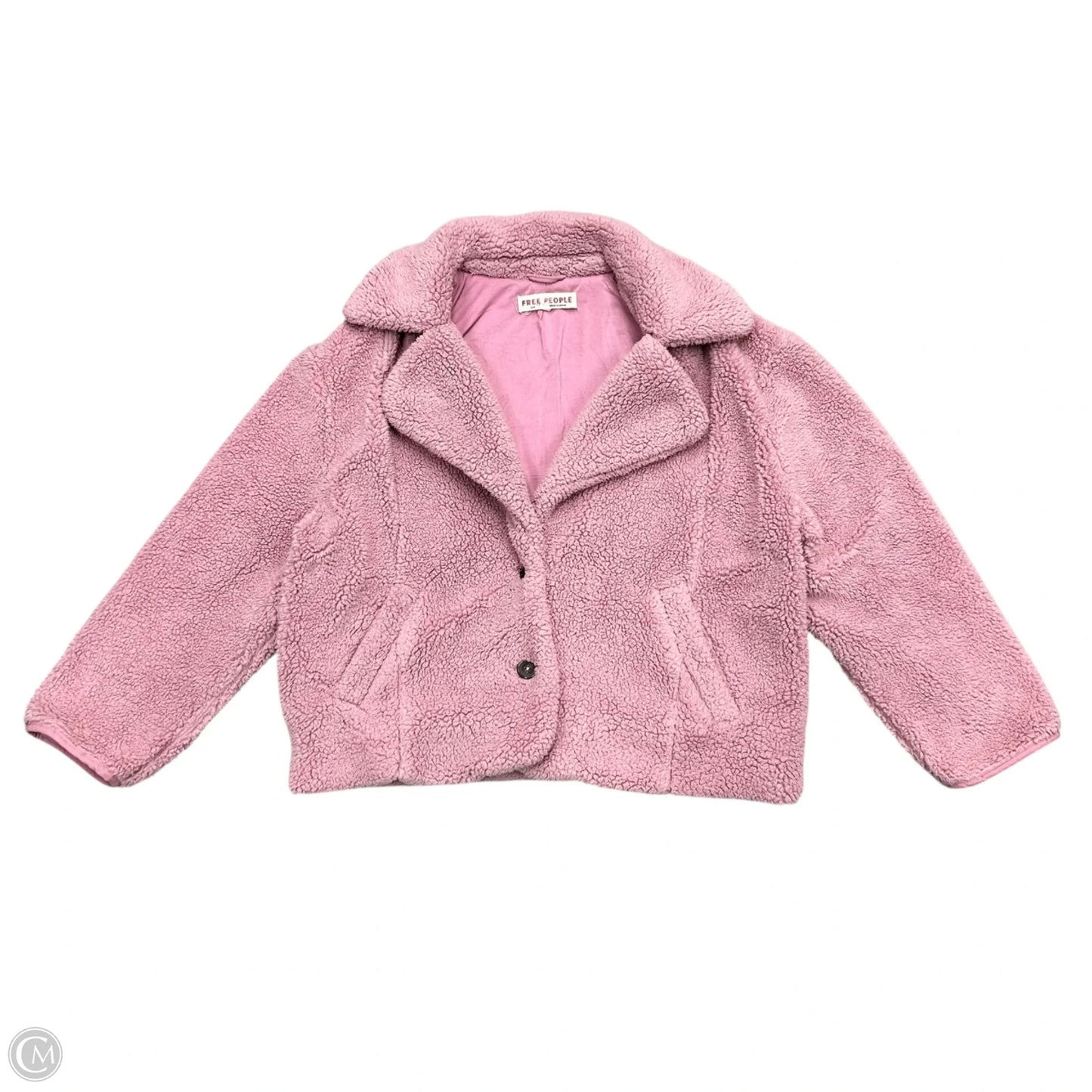 Coat Faux Fur & Sherpa By Free People In Pink, Size: L