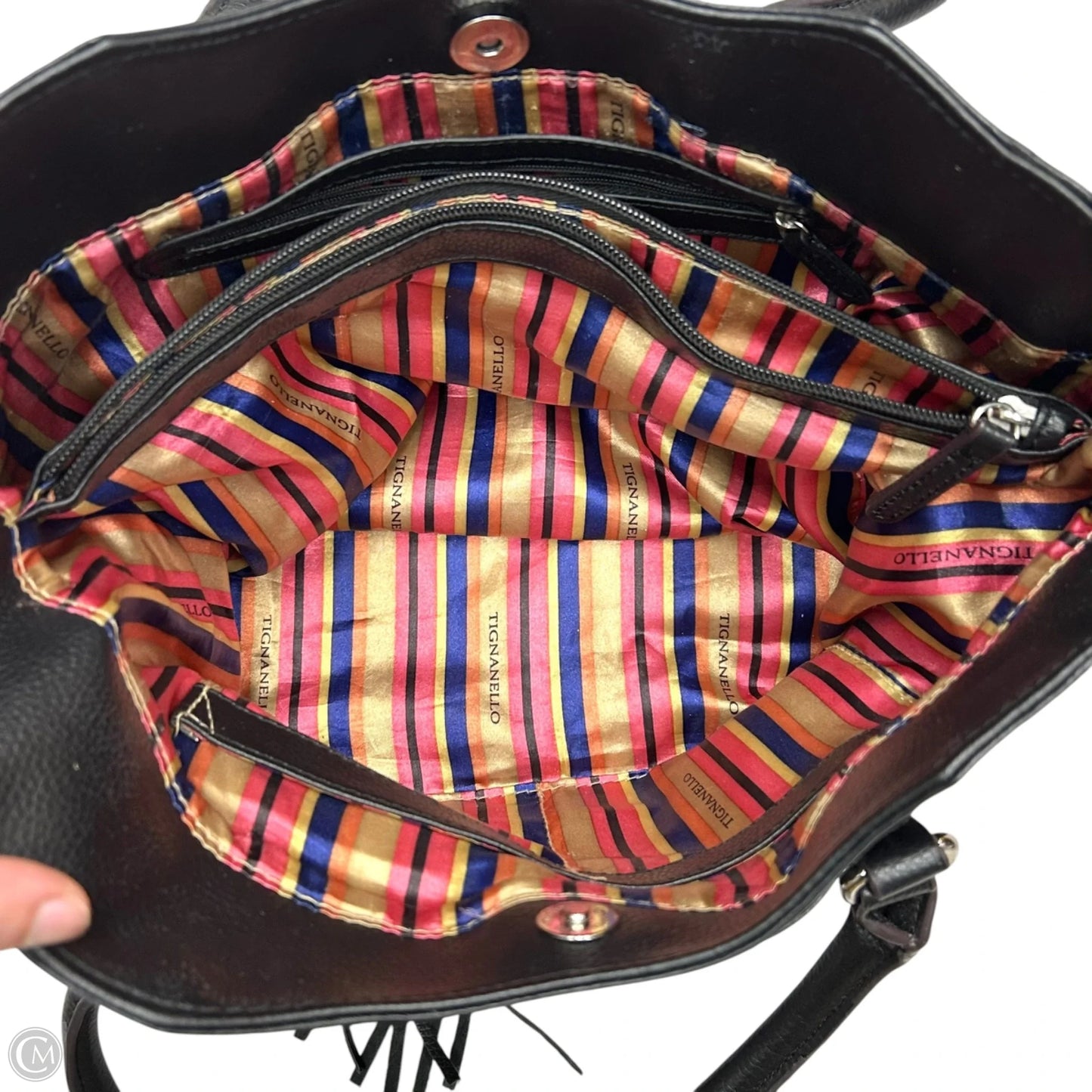Handbag Leather By Tignanello  Purses, Size: Medium