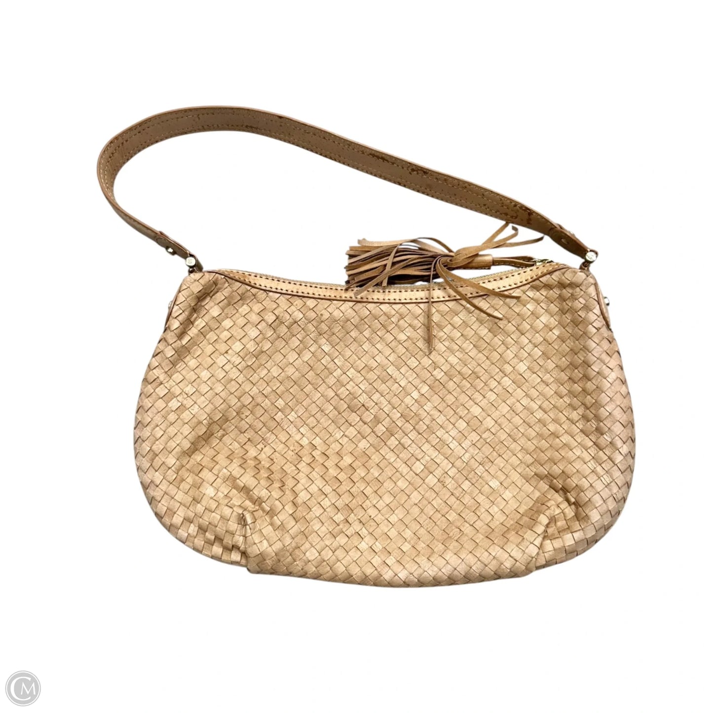 Handbag Leather By Liz Claiborne, Size: Medium