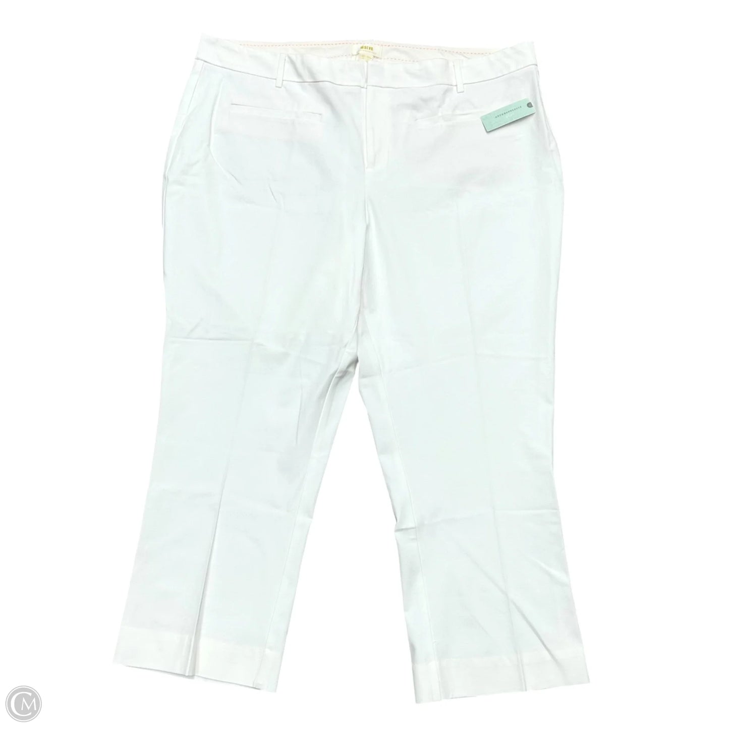 Pants Dress By Maeve In White, Size: 20
