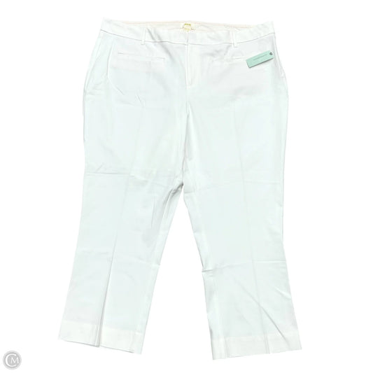 Pants Dress By Maeve In White, Size: 20