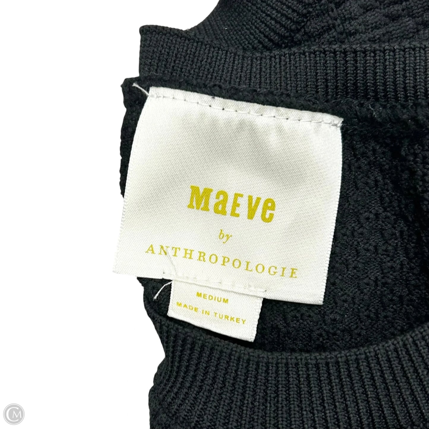 Top Long Sleeve By Maeve In Black, Size: M