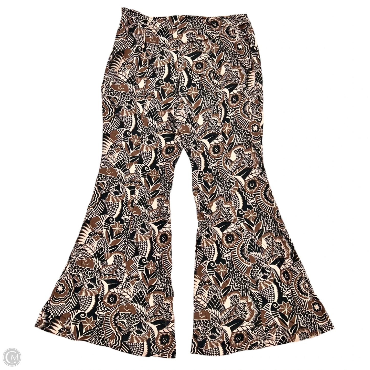Pants Other By Anthropologie In Black & Brown, Size: 14