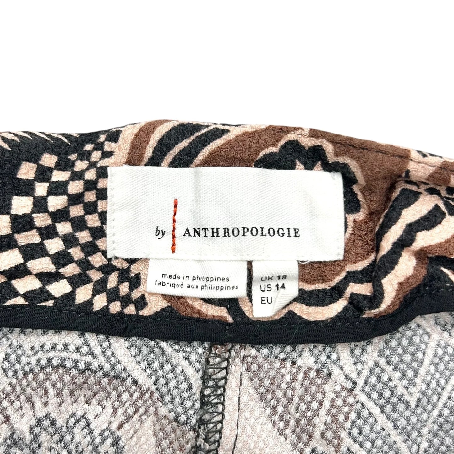 Pants Other By Anthropologie In Black & Brown, Size: 14