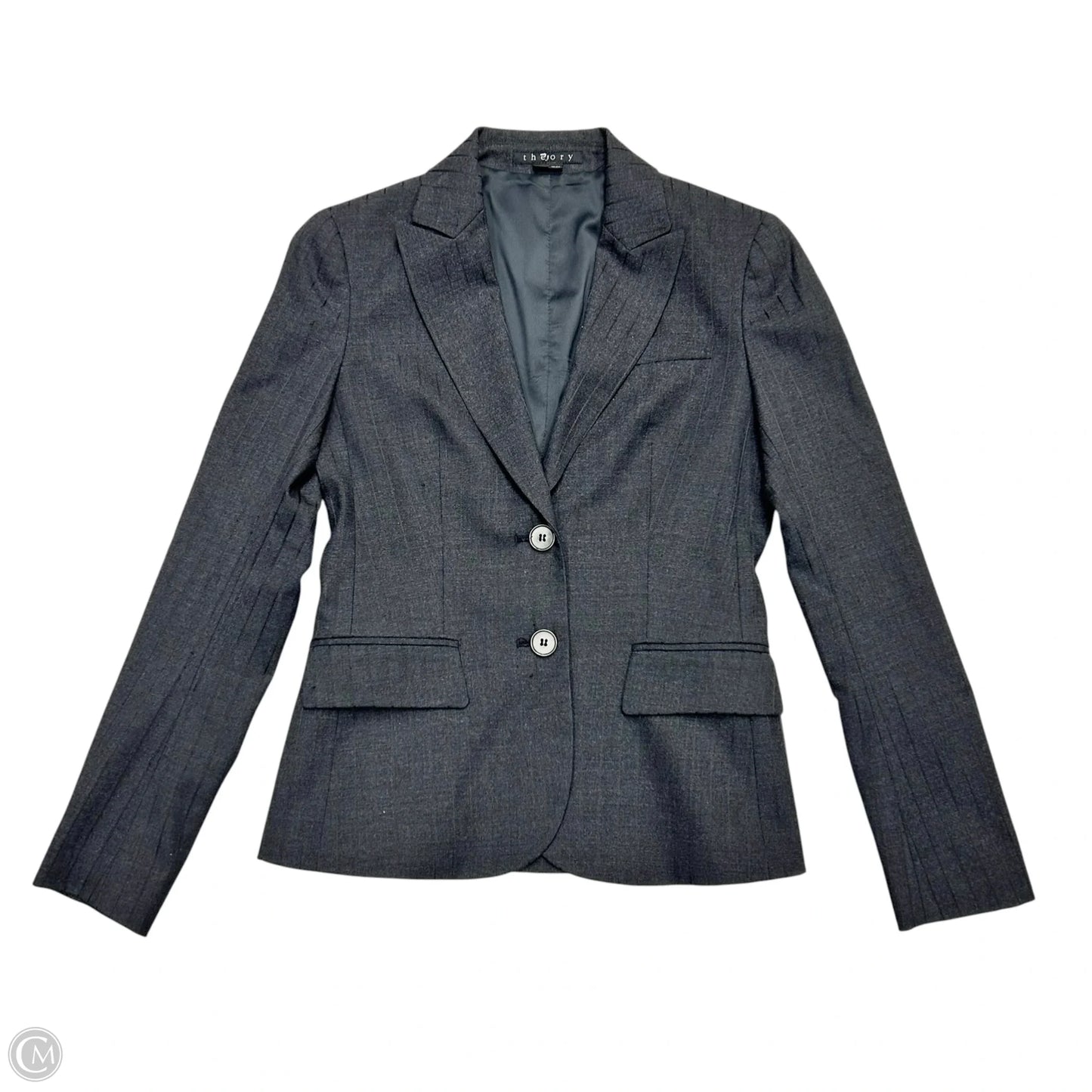 Blazer By Theory In Grey, Size: Xs