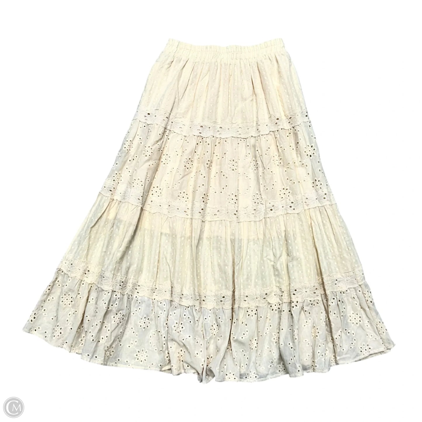 Skirt Maxi By &merci In Cream, Size: S