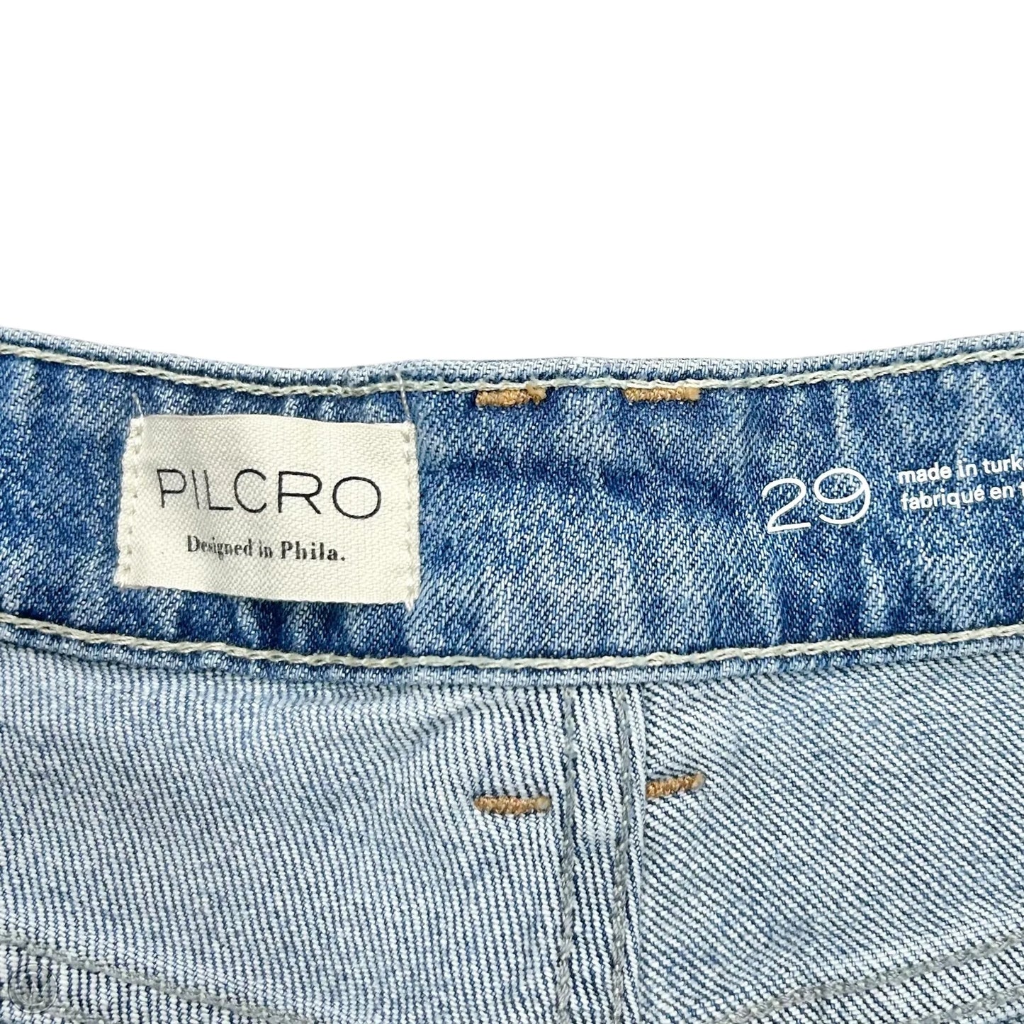 Jeans Wide Leg By Pilcro In Blue Denim, Size: 8