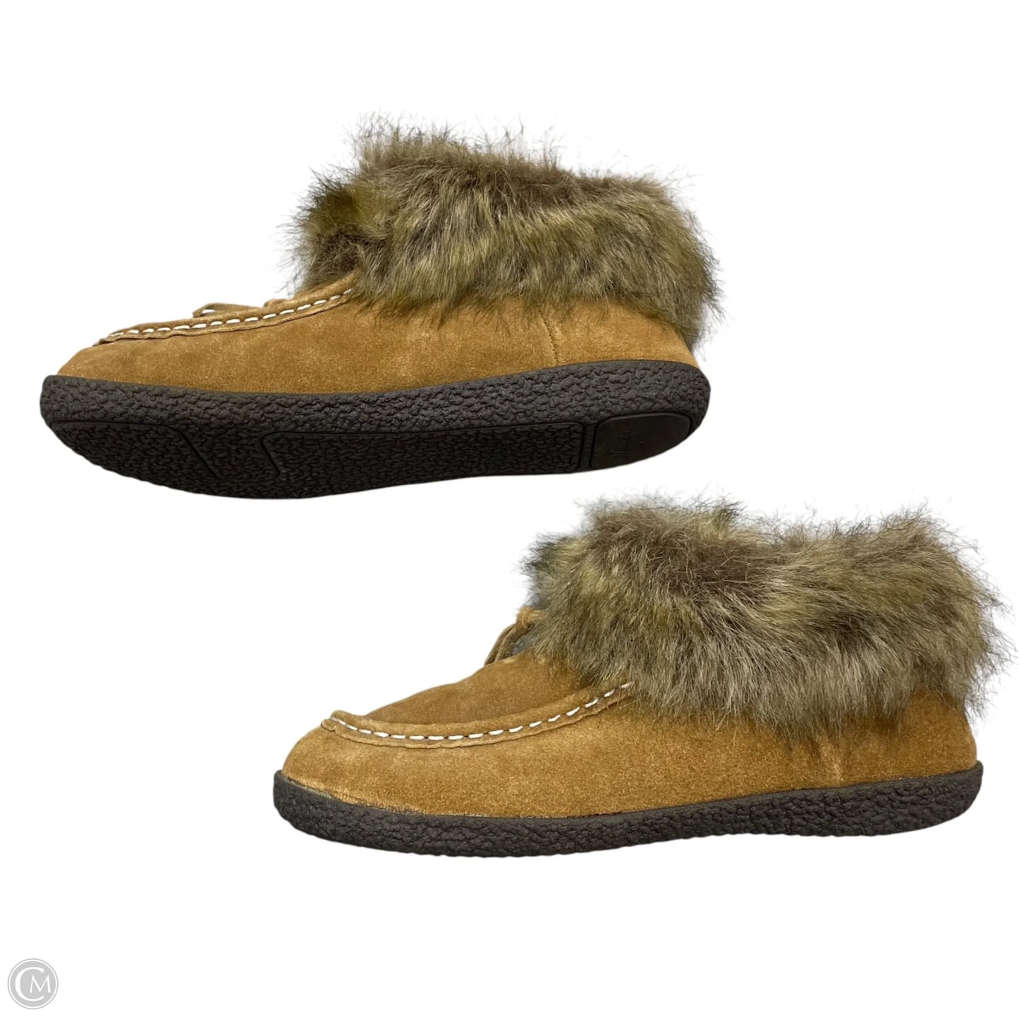 Shoes Flats By Natural Reflections In Brown, Size: 9