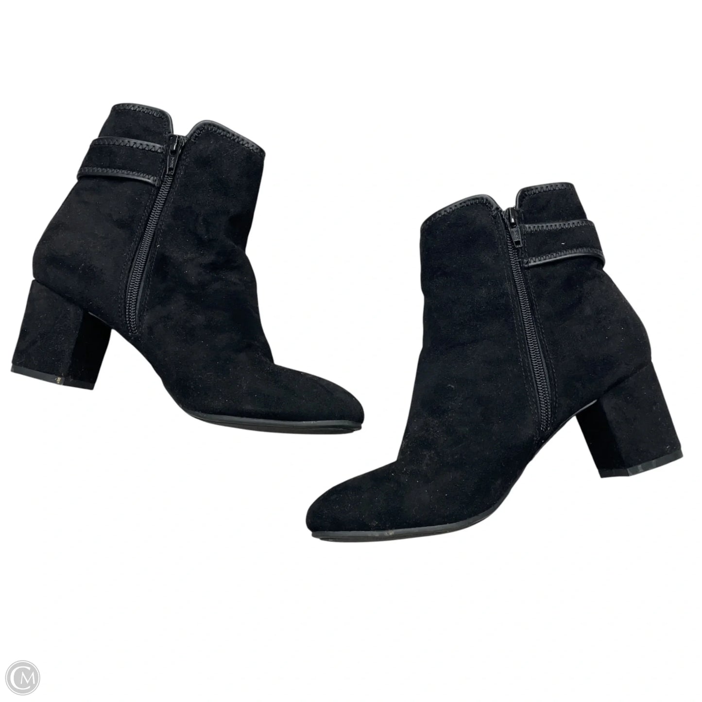 Boots Ankle Heels By White Mountain In Black, Size: 8