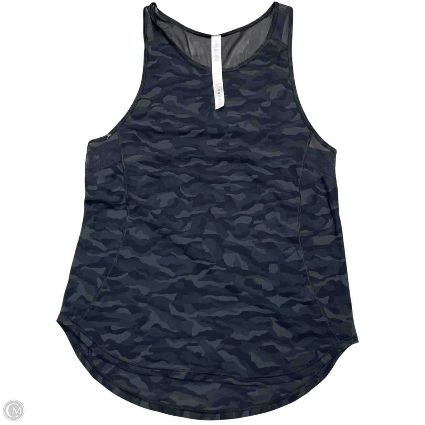 Athletic Tank Top By Lululemon In Camouflage Print, Size: S