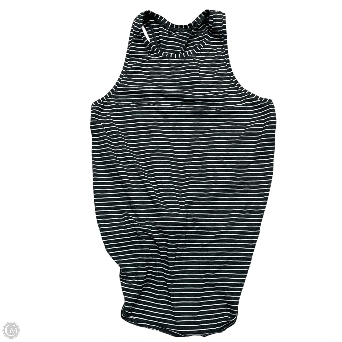 Athletic Tank Top By Lululemon In Grey & White, Size: S