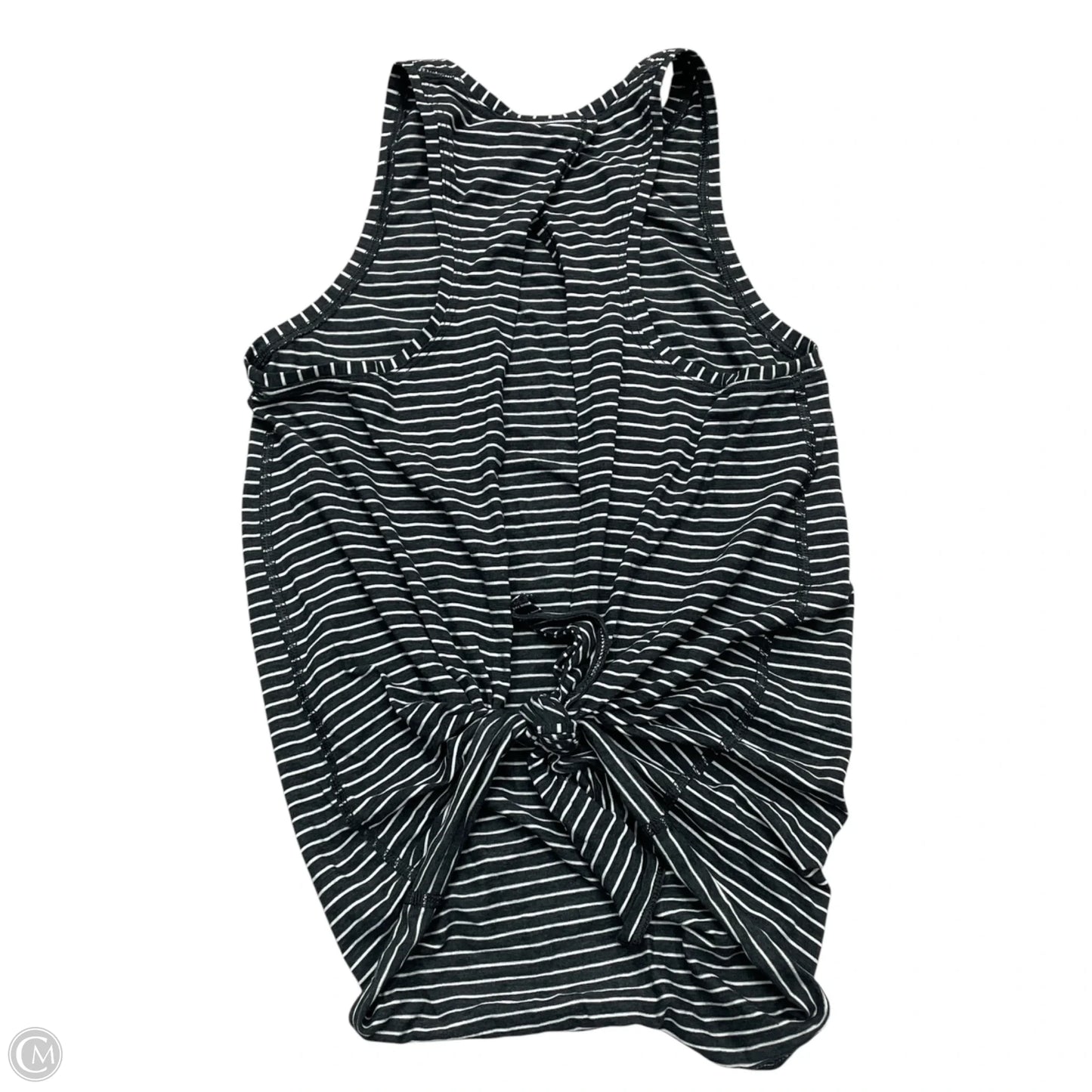 Athletic Tank Top By Lululemon In Grey & White, Size: S