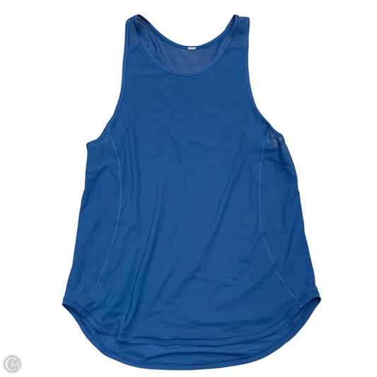 Athletic Tank Top By Lululemon In Blue, Size: Xs