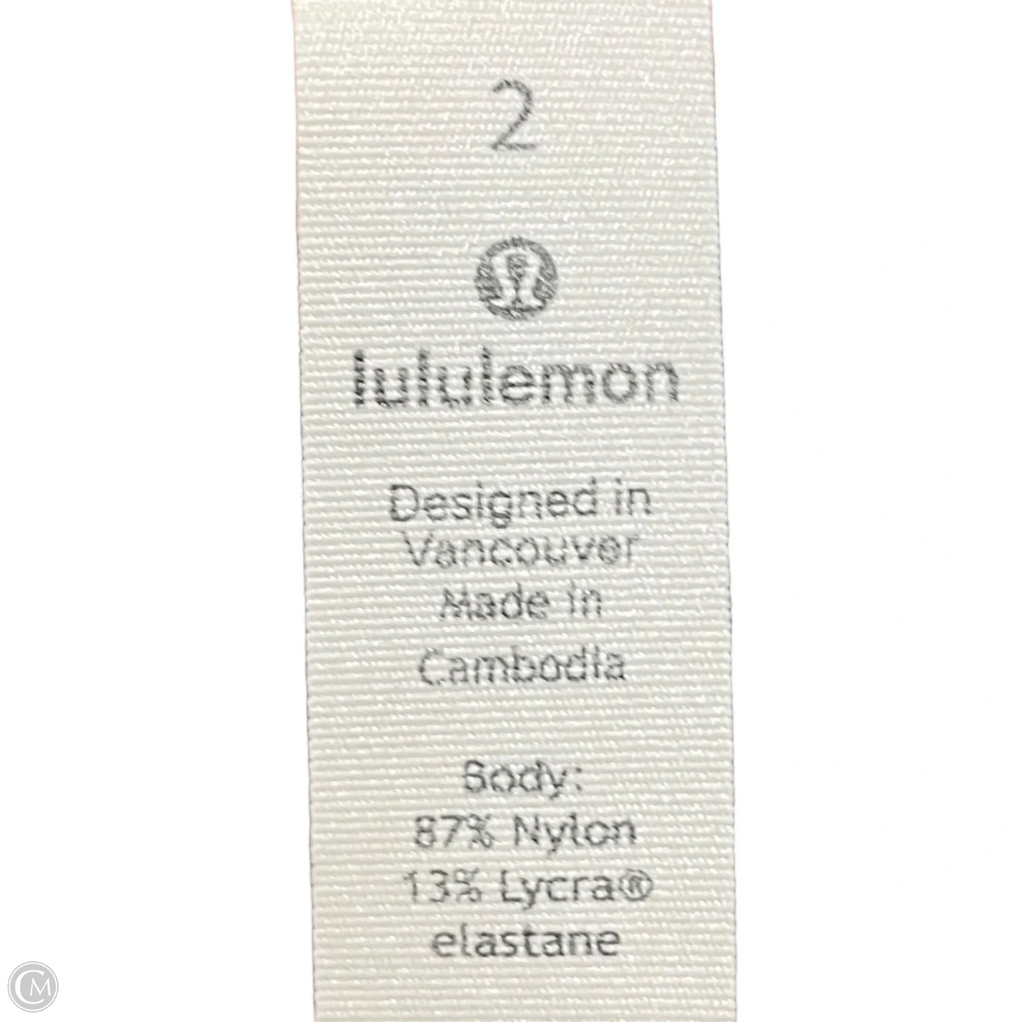 Athletic Top Long Sleeve Collar By Lululemon In Purple, Size: Xs